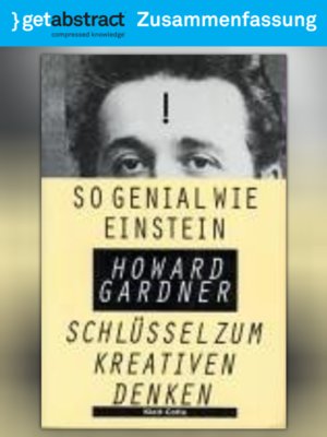 cover image of So genial wie Einstein - Schlüssel zum kreativen Denken (Zusammenfassung)